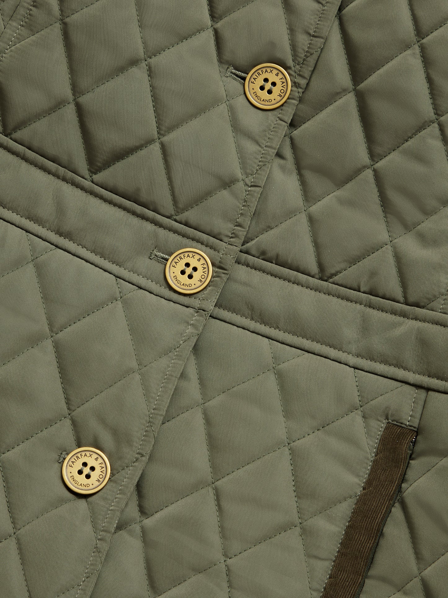 The Bella Quilted Jacket - Sage