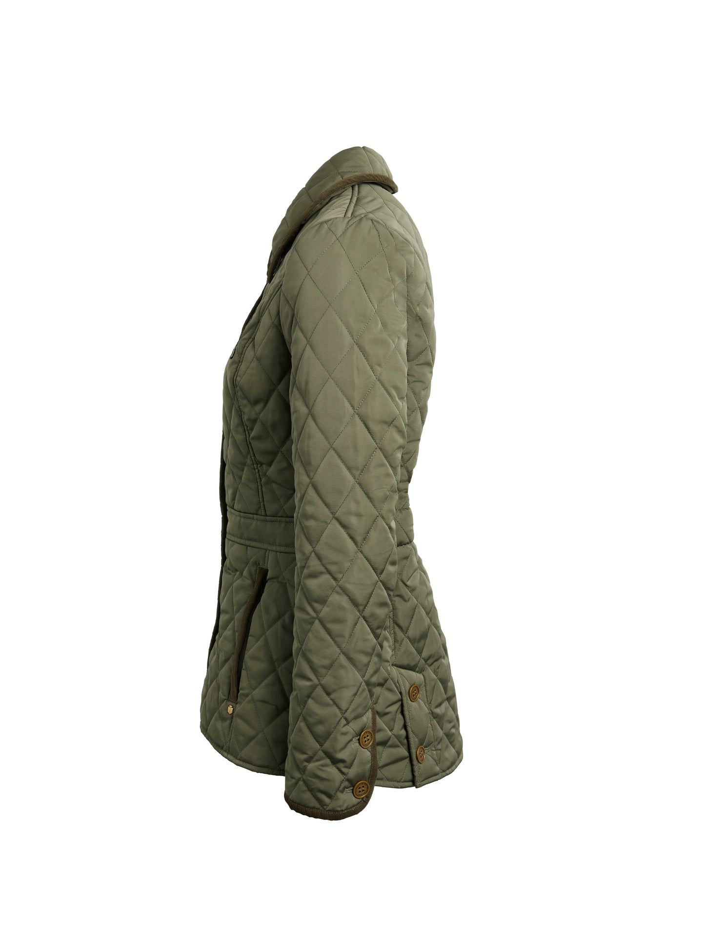 The Bella Quilted Jacket - Sage