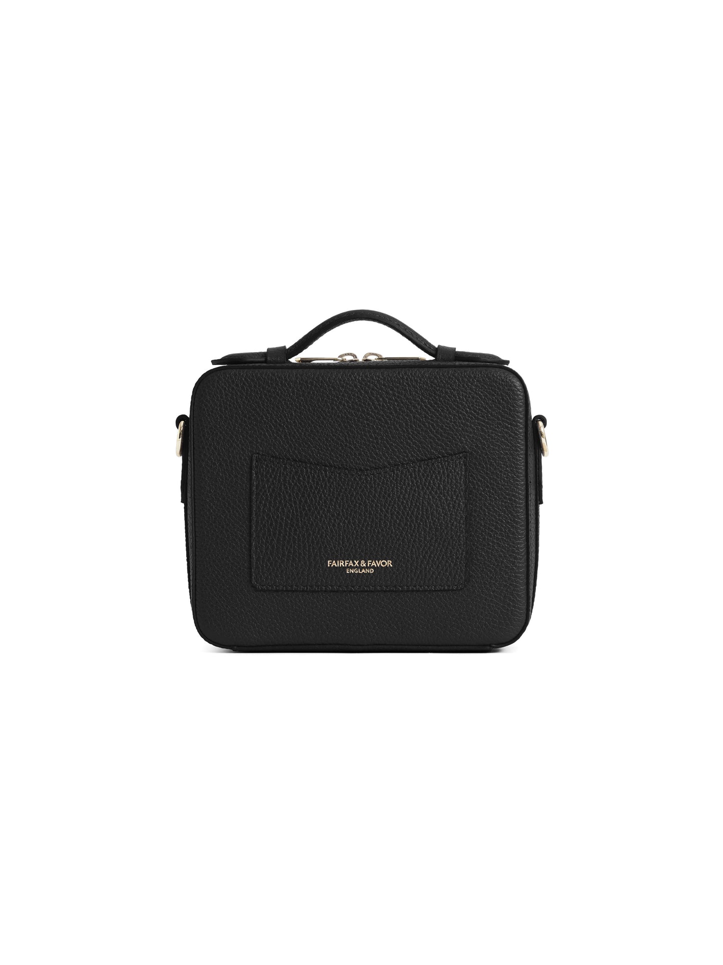Buckingham Cross Body Bag - Black Leather
