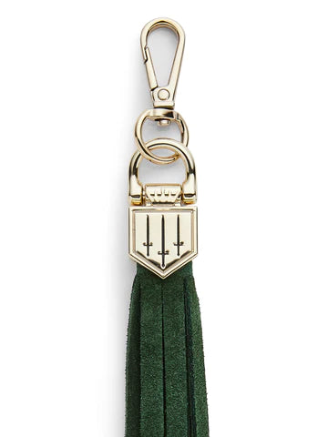 Finsbury Tassel - Forest Green Suede