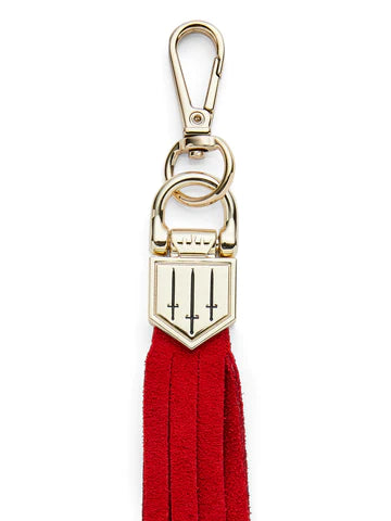 Finsbury Tassel - Red Suede