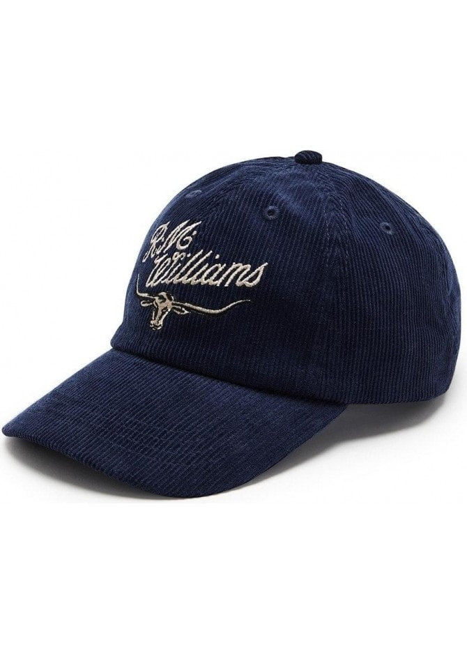Corduroy Longhorn Cap - Navy