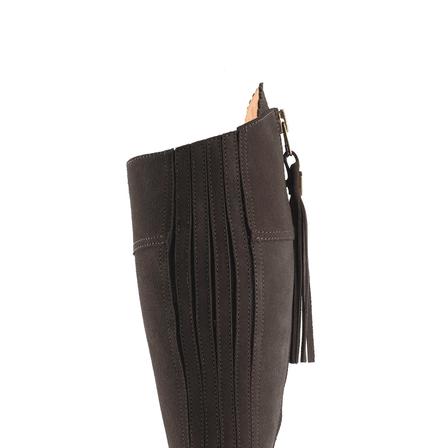 Heeled Regina - Chocolate Suede