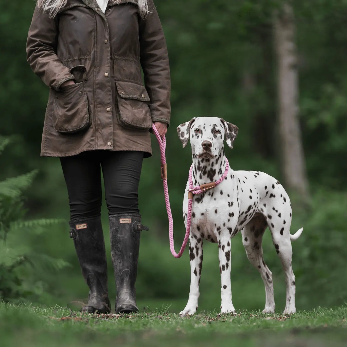 Thick Slip Lead - Dusky Pink