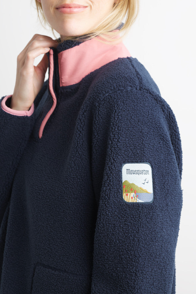 Elie Sherpa Sweatshirt - Navy