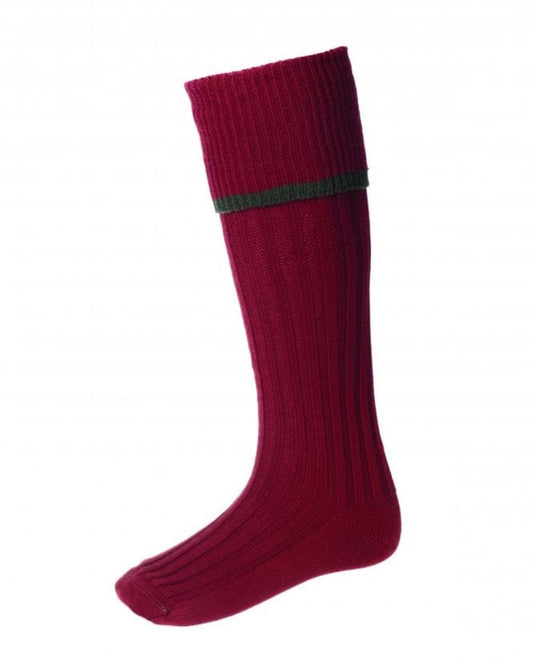 Estate Socks - Brick Red