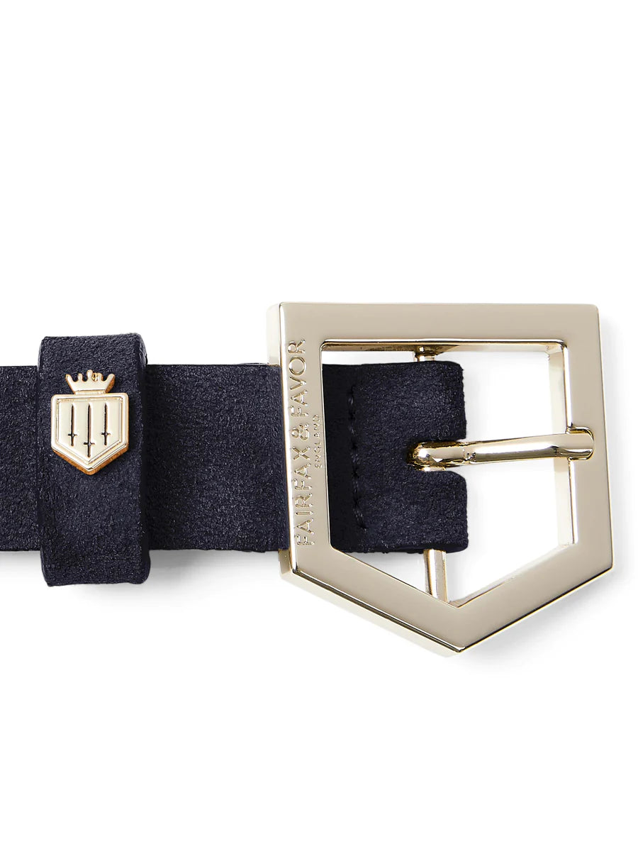 Sennowe Belt - Navy Suede