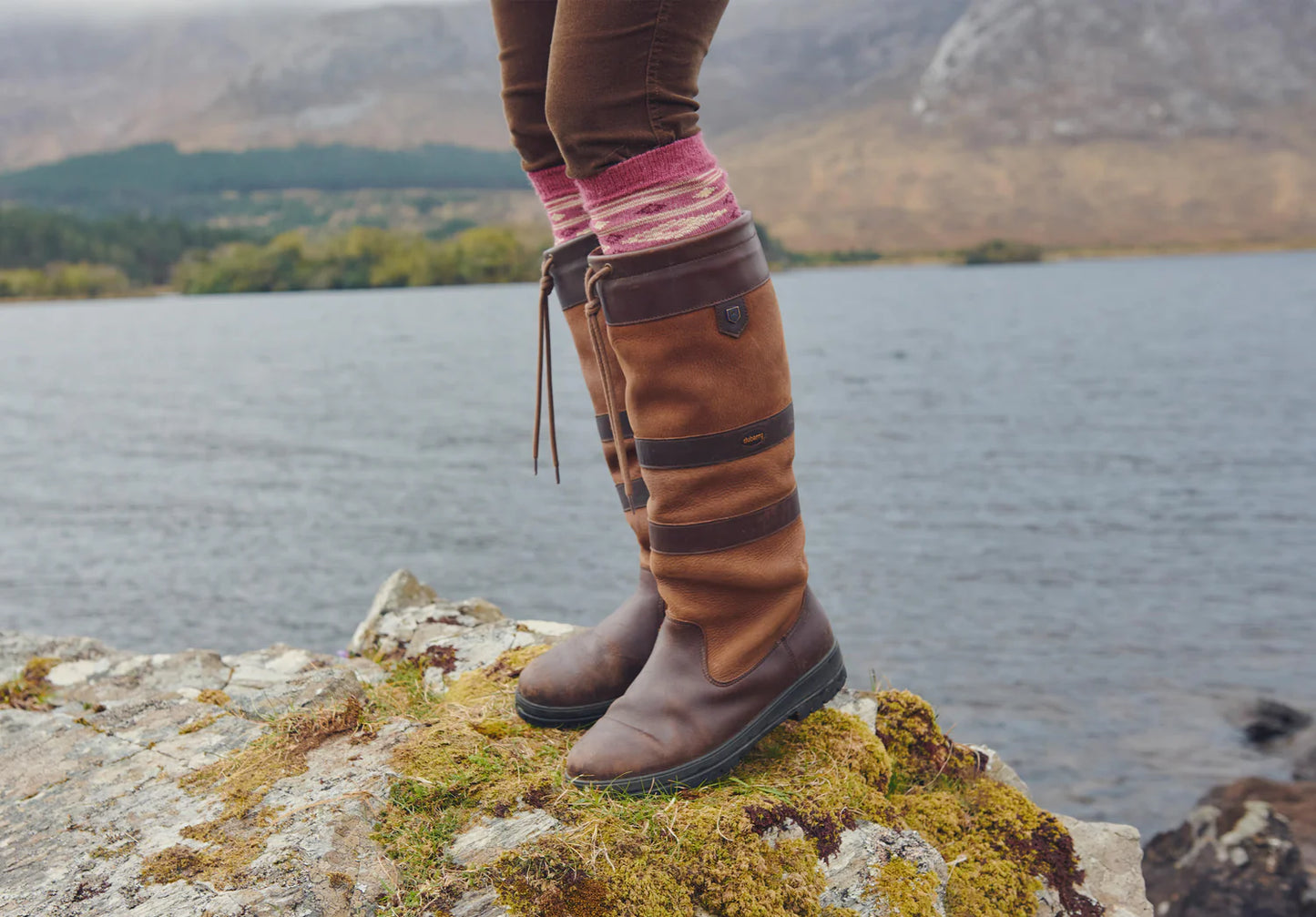 Rolestown Fair Isle Alpaca Socks - Clover