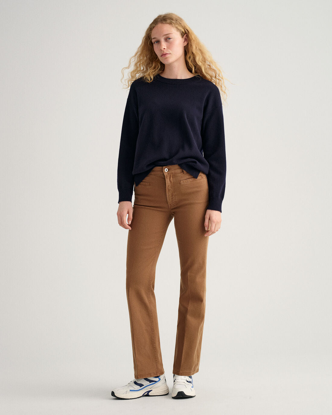 Flare Colour Jeans - Roasted Walnut