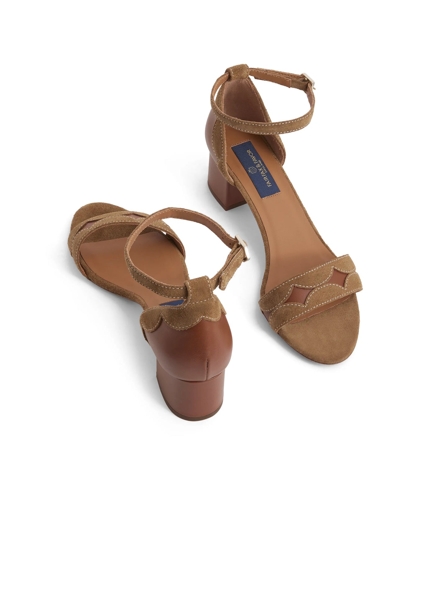 Ohio Mid Heel - Tan Suede