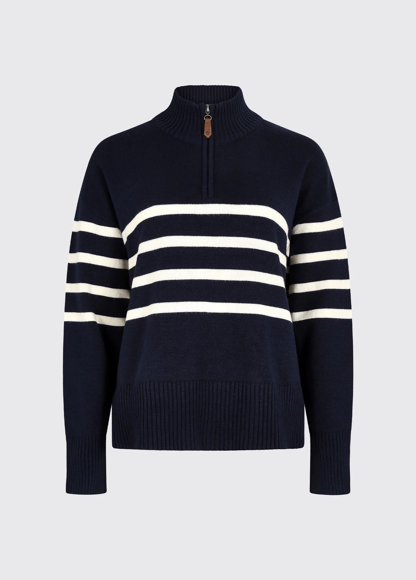 Fonthill Women’s Zip Neck Sweater - Navy