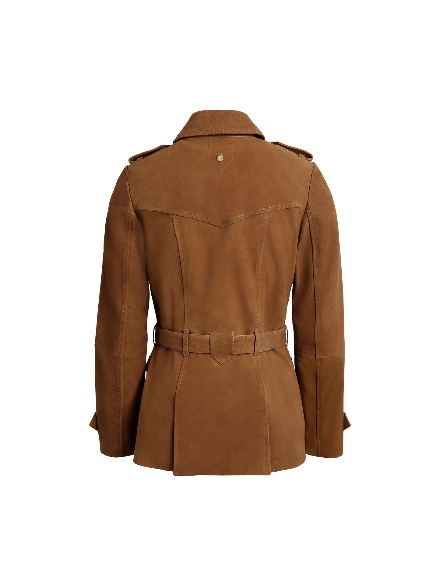 The Frances Jacket - Tan Suede