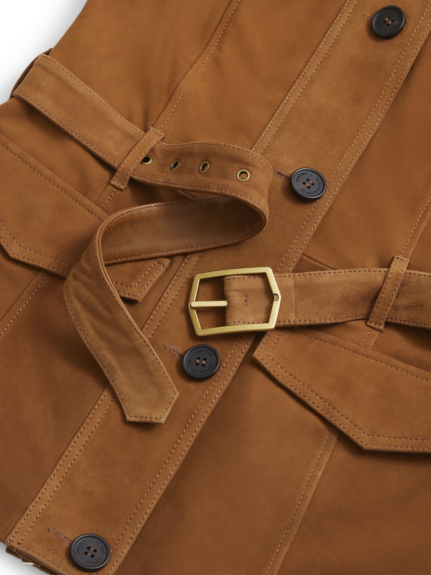 The Frances Jacket - Tan Suede