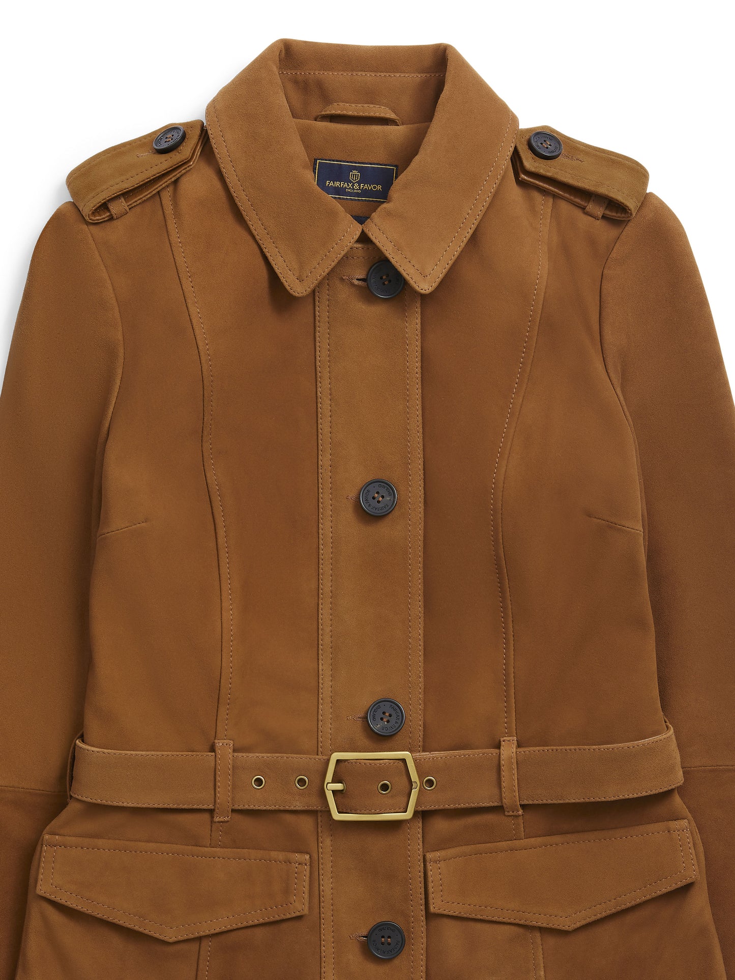 The Frances Jacket - Tan Suede