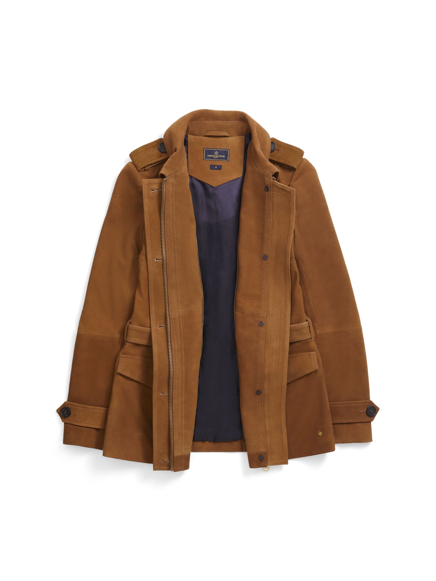 The Frances Jacket - Tan Suede