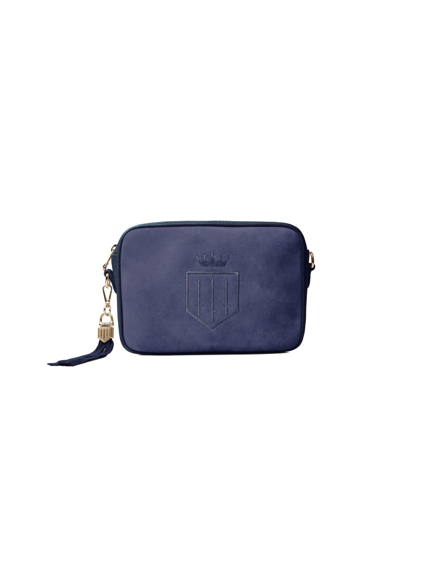 Finsbury Cross Body Bag Ink Suede - PREMIUM STOCKIST EXCLUSIVE