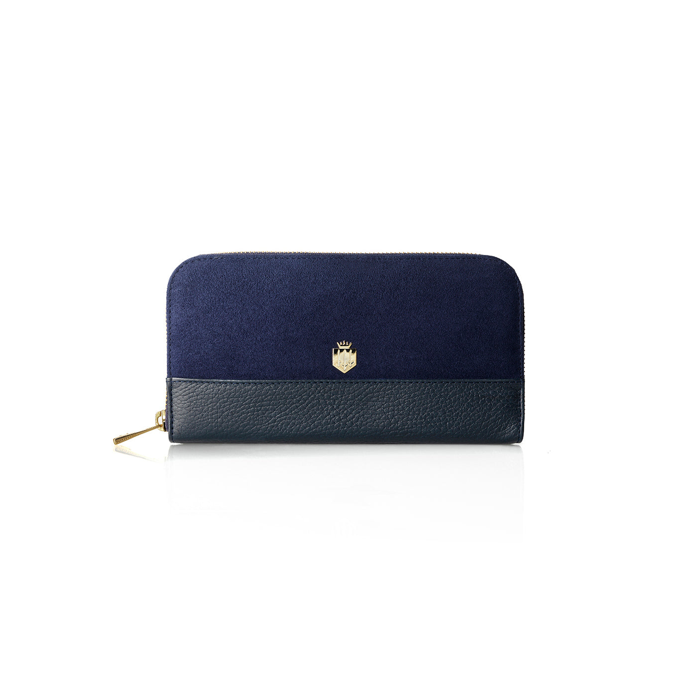 Salisbury Purse - Navy Suede