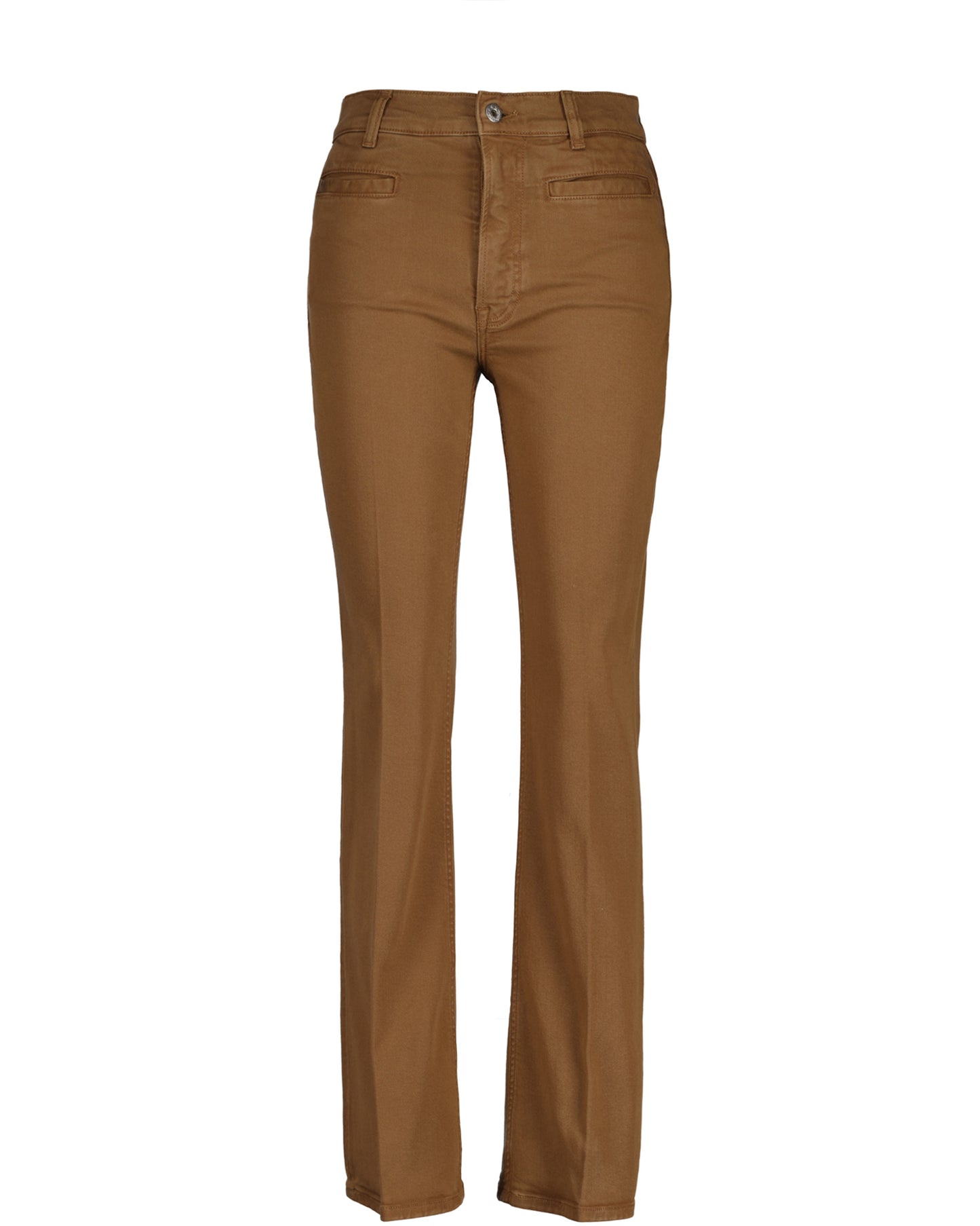 Flare Colour Jeans - Roasted Walnut