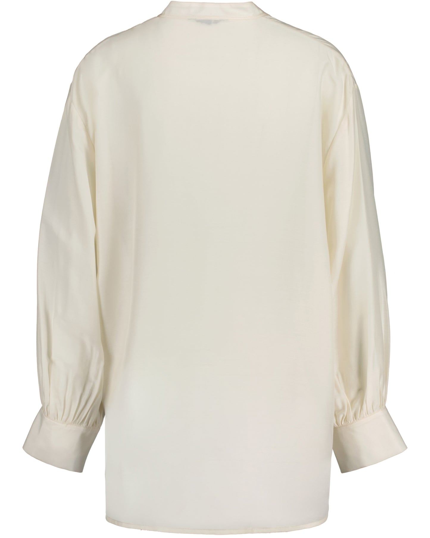 Lyocell Silk Pop Over Blouse - Linen