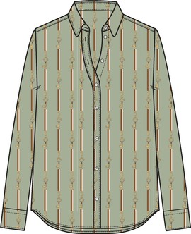 Regular Fit American Luxe Cotton Voile Shirt - Porcelain Green