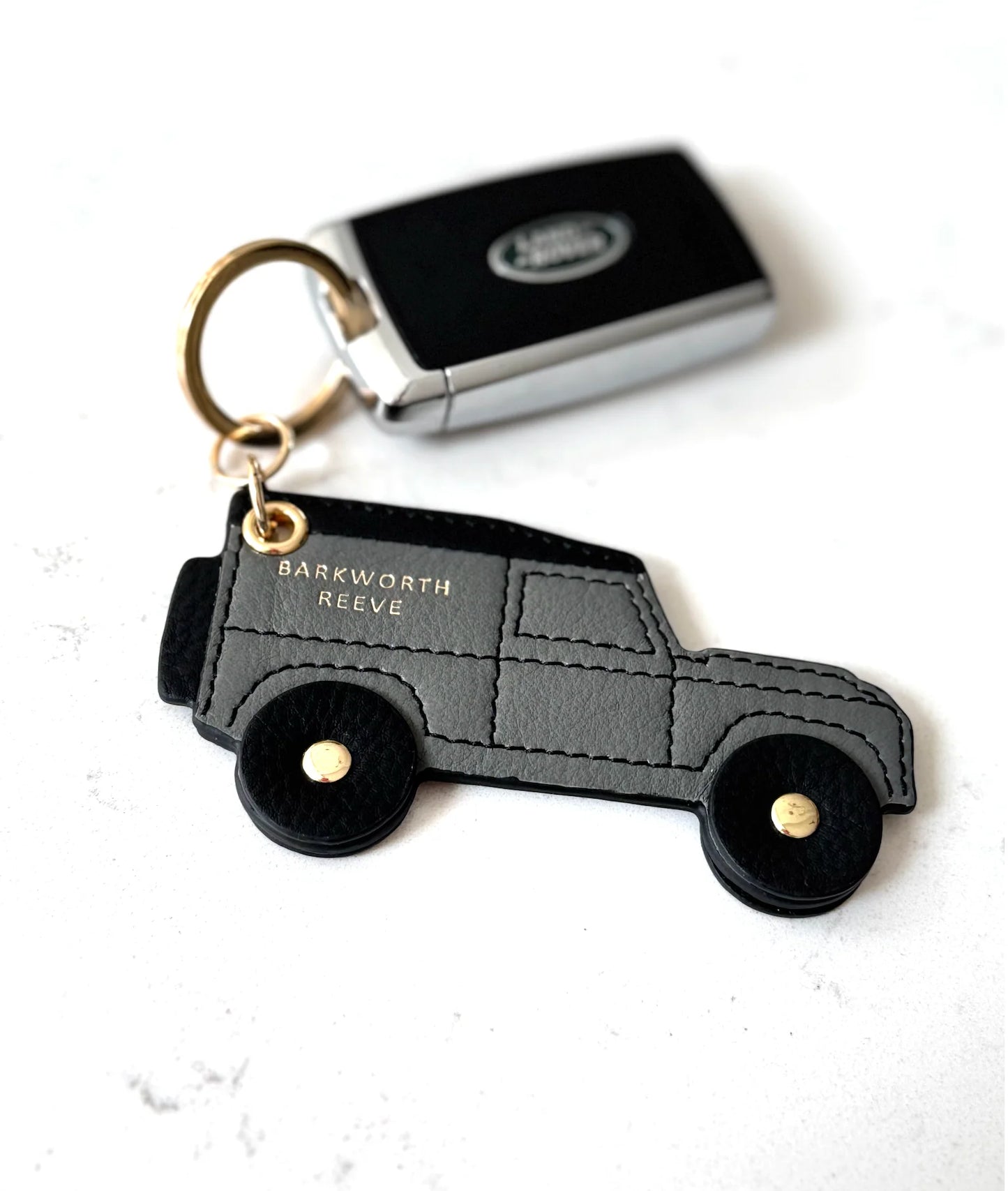 4X4 Keyring - Grey & Black