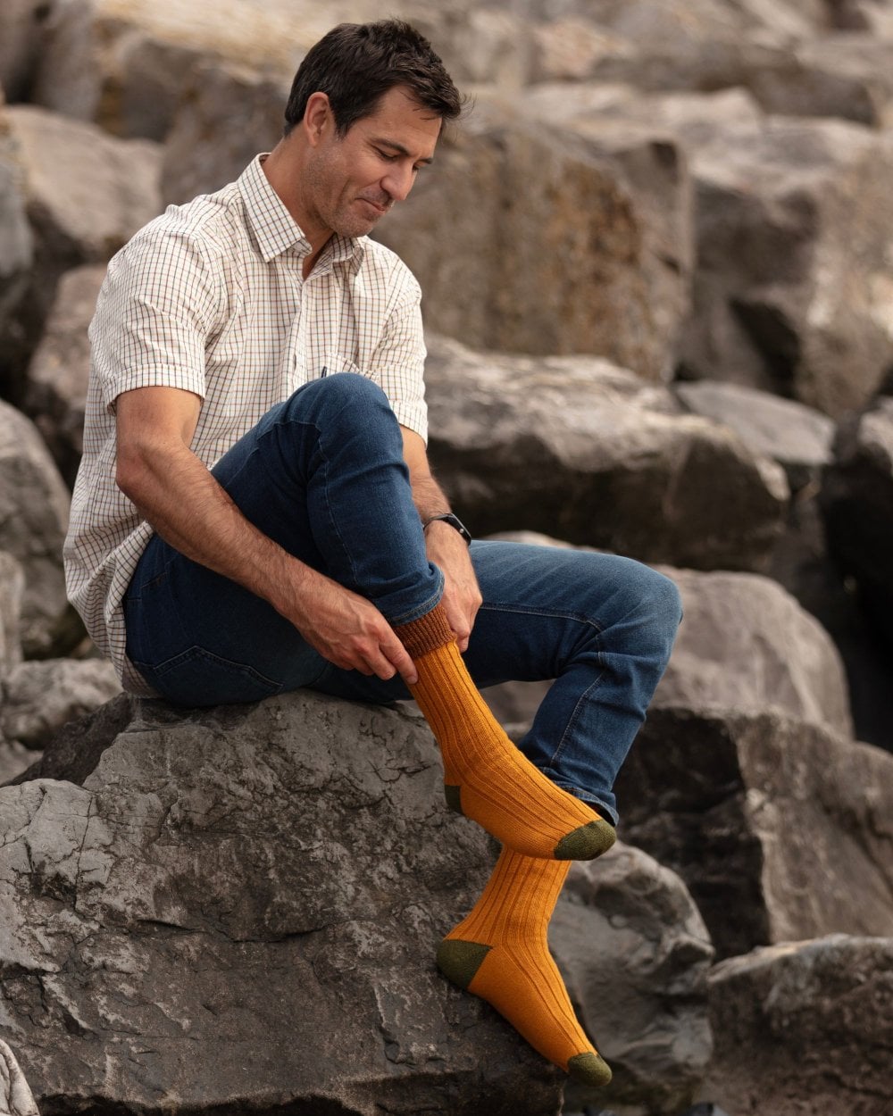 Lowes Socks - Flaxen