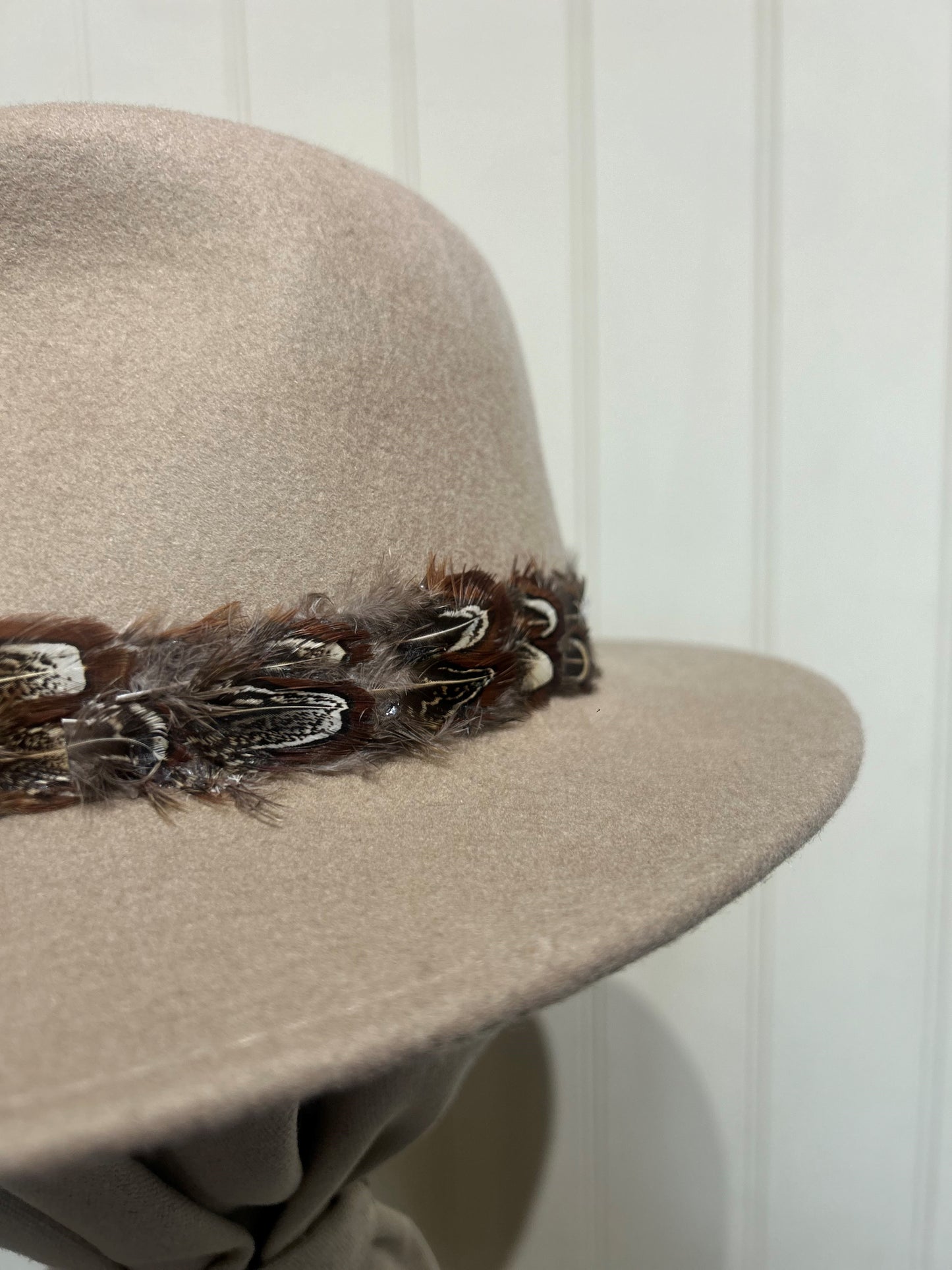 Kansas Wool Felt Hat - Beige