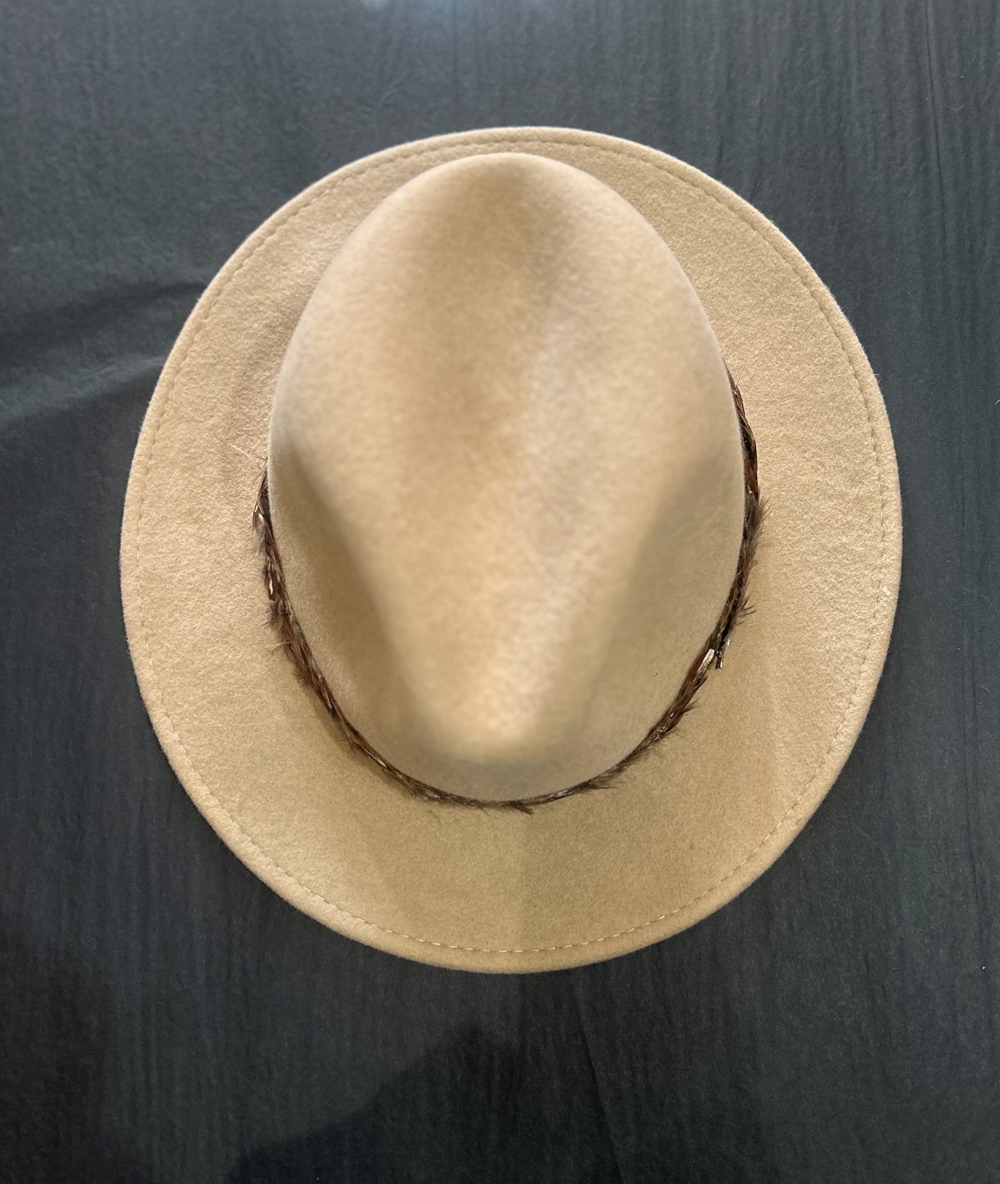 Kansas Wool Felt Hat - Beige