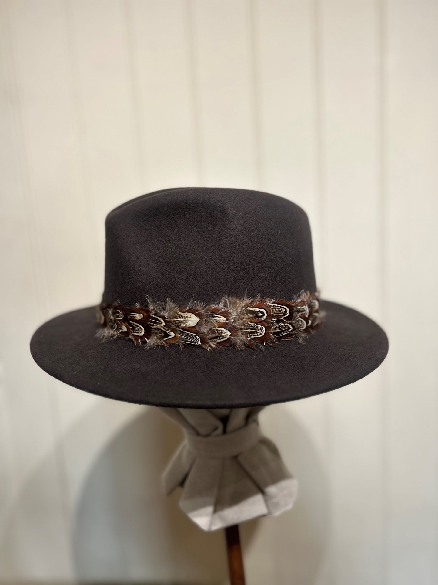 Kansas Wool Felt Hat - Brown