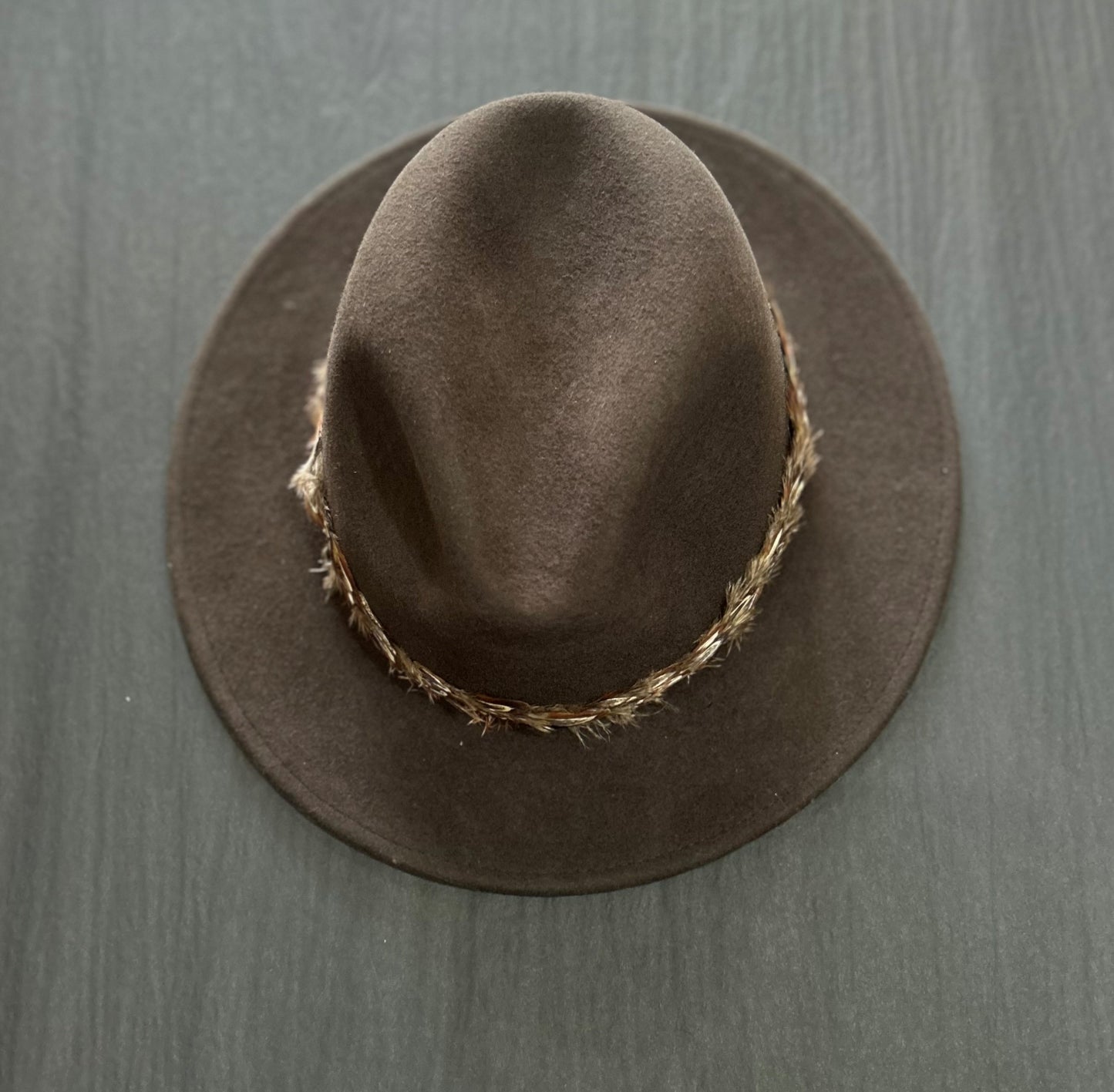 Kansas Wool Felt Hat - Brown
