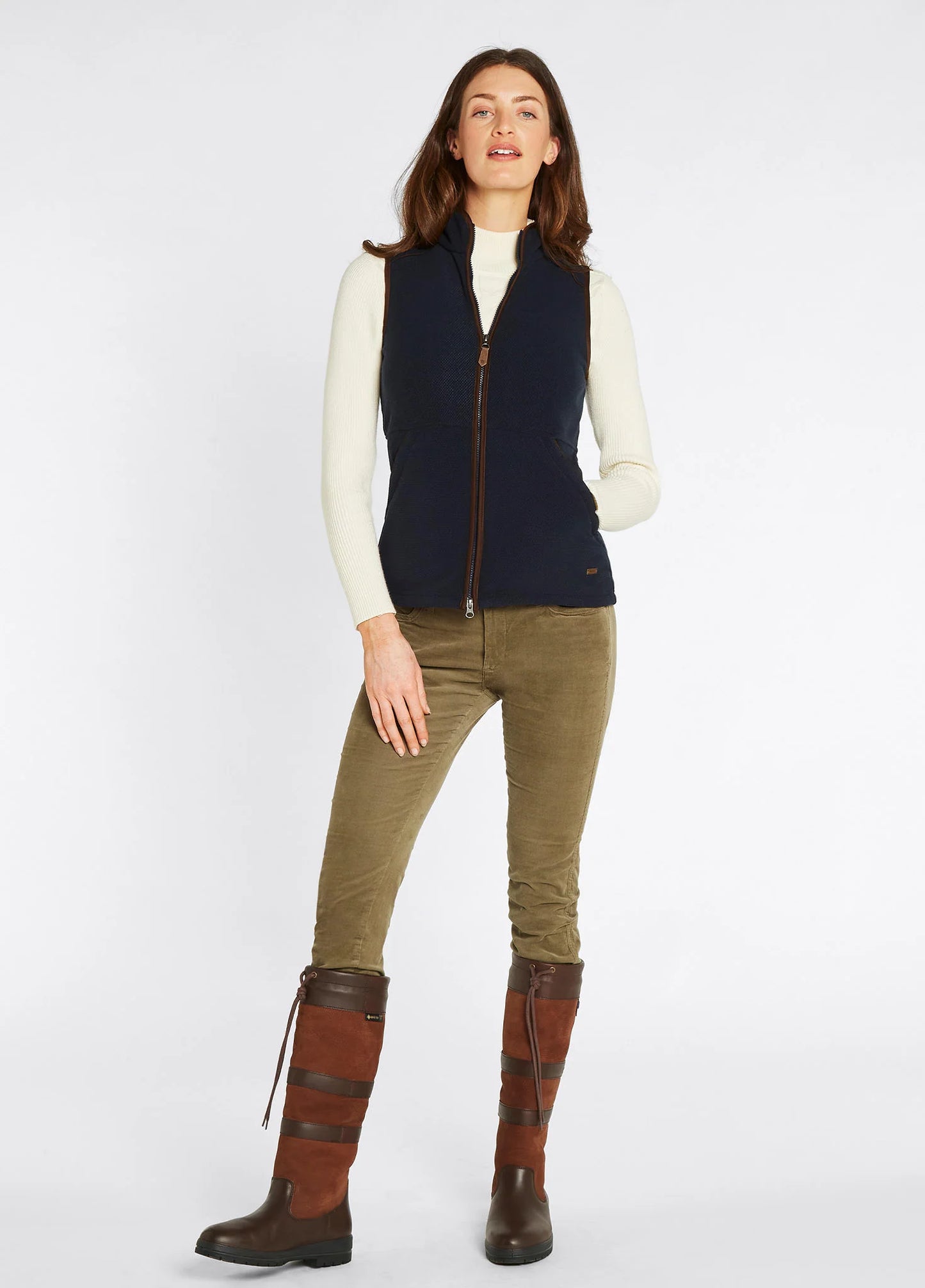 Carbury Fleece Gilet - Navy