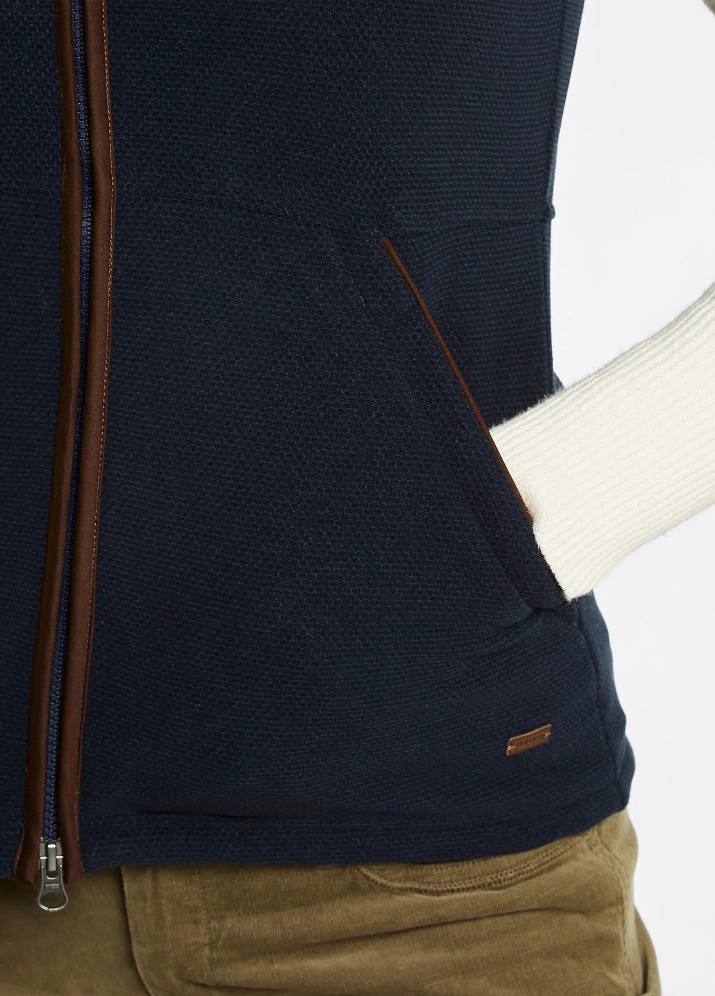 Carbury Fleece Gilet - Navy