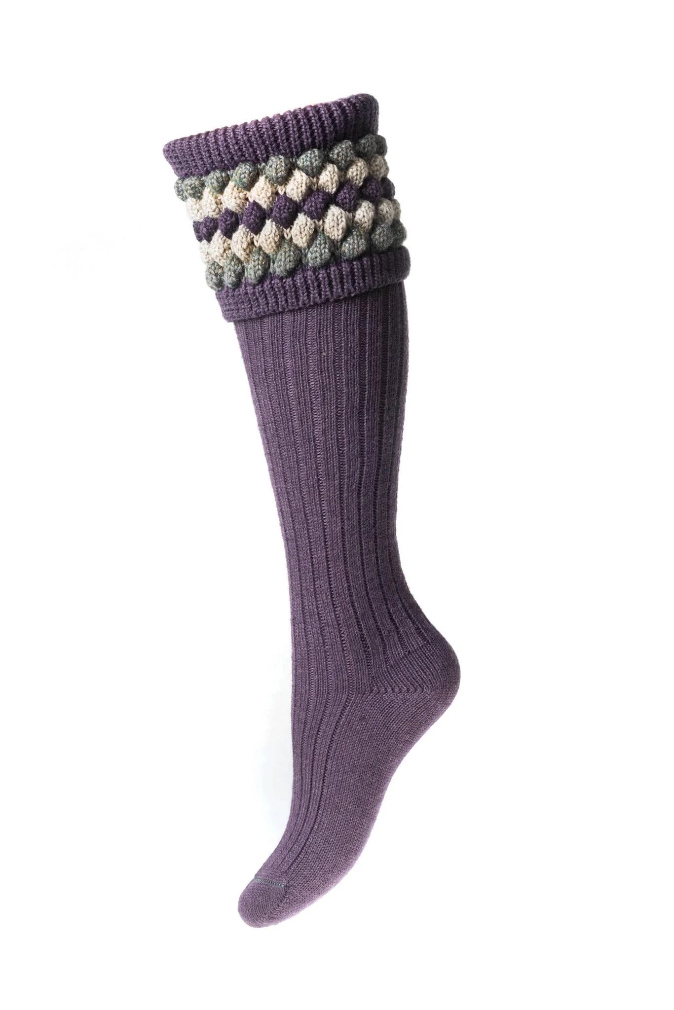 Lady Angus Socks - Thistle