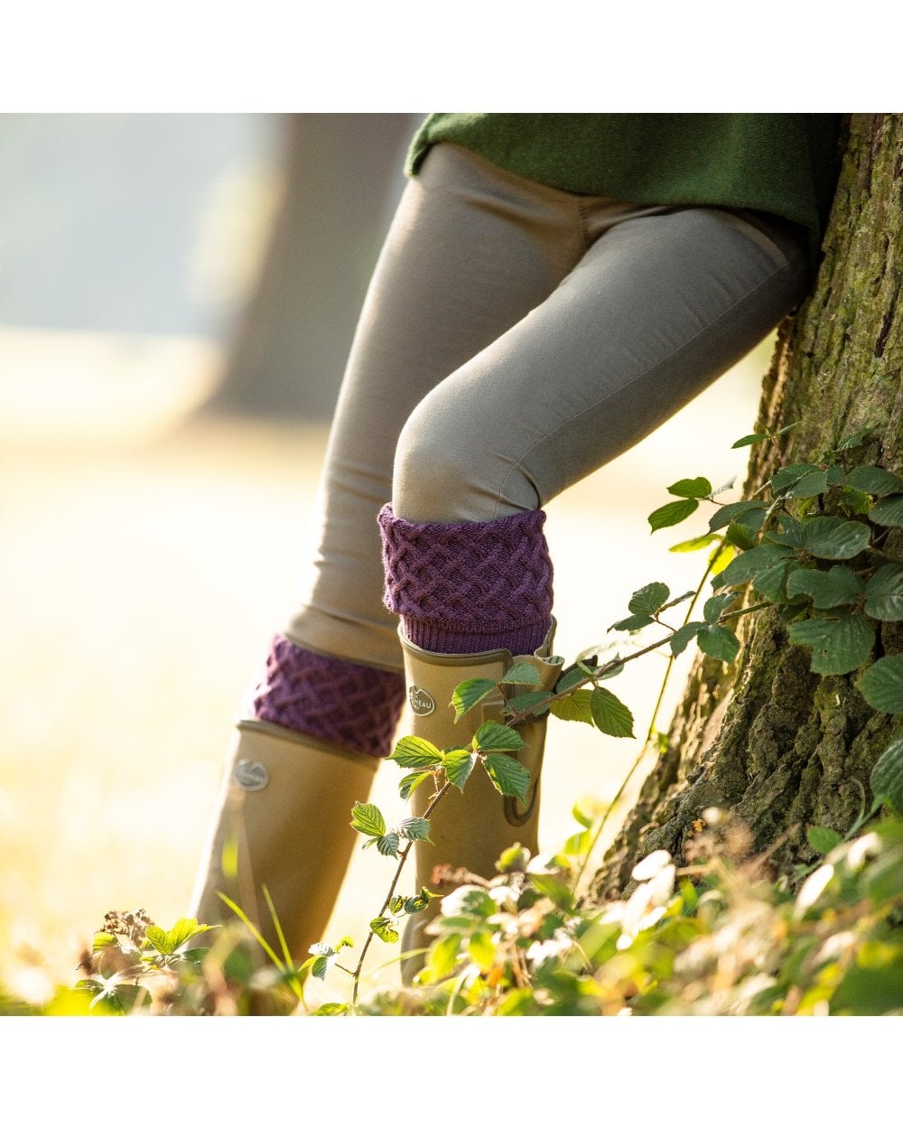 Lady Rannoch Socks - Thistle