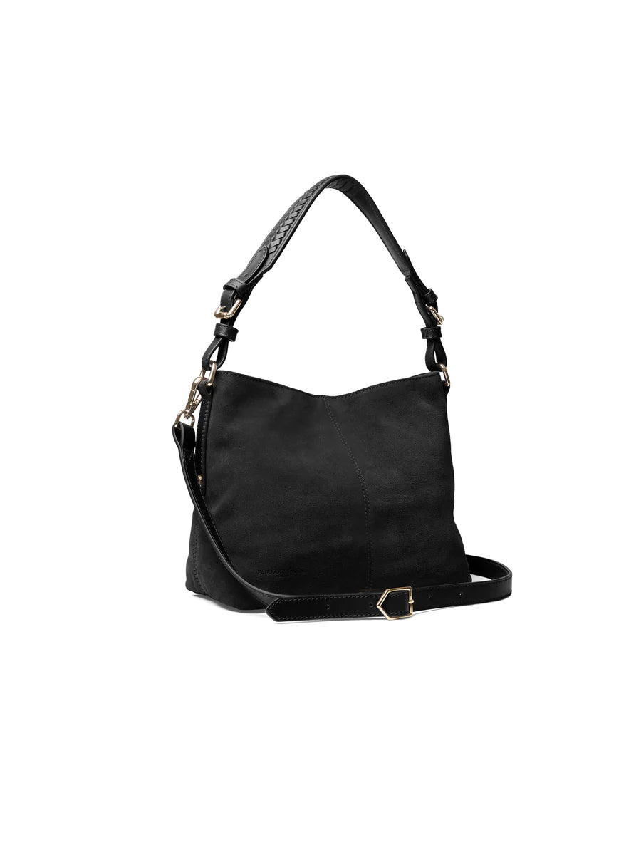 Mini Tetbury Handbag - Black Suede