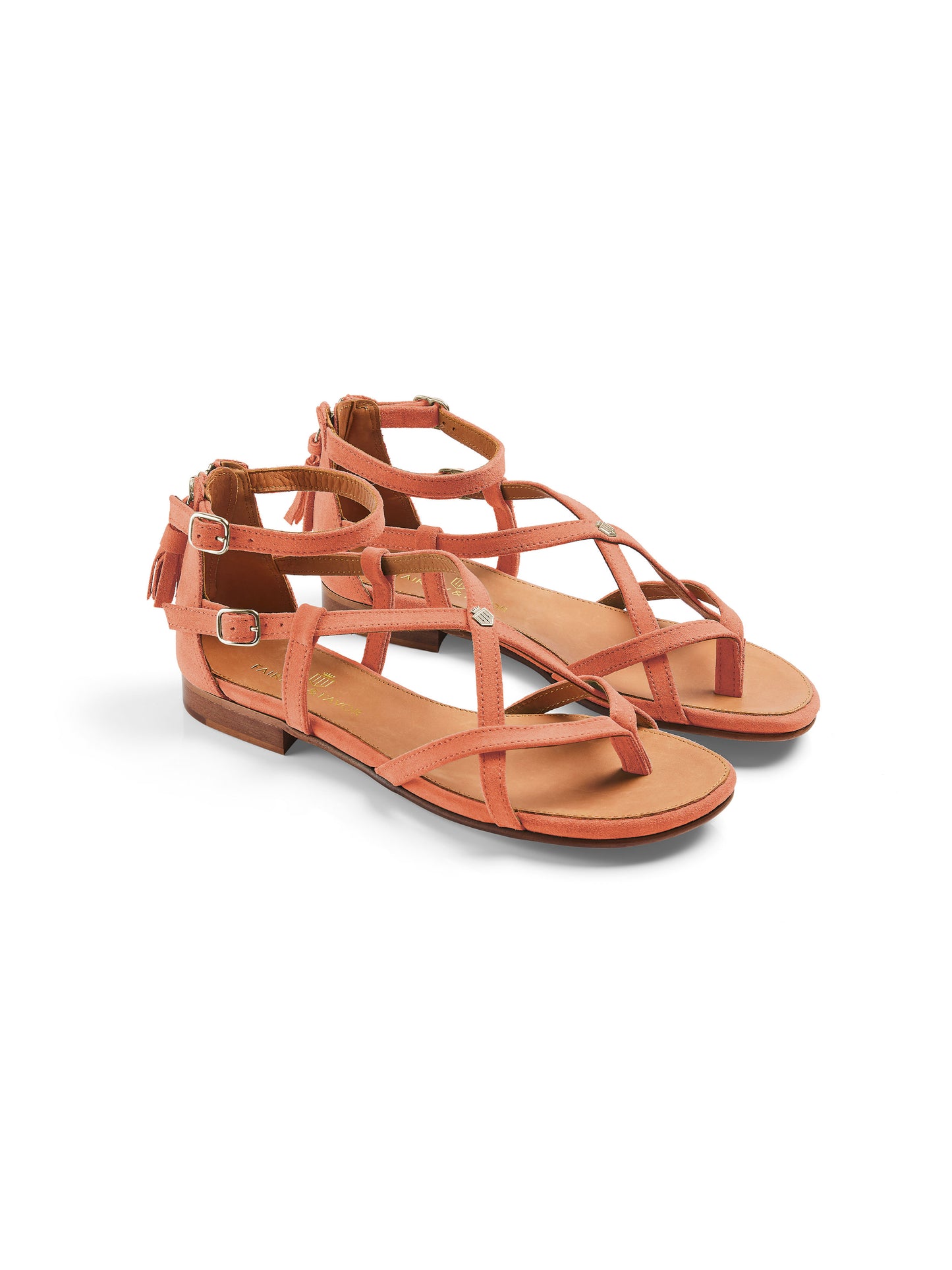 Brancaster Sandal - Melon Suede