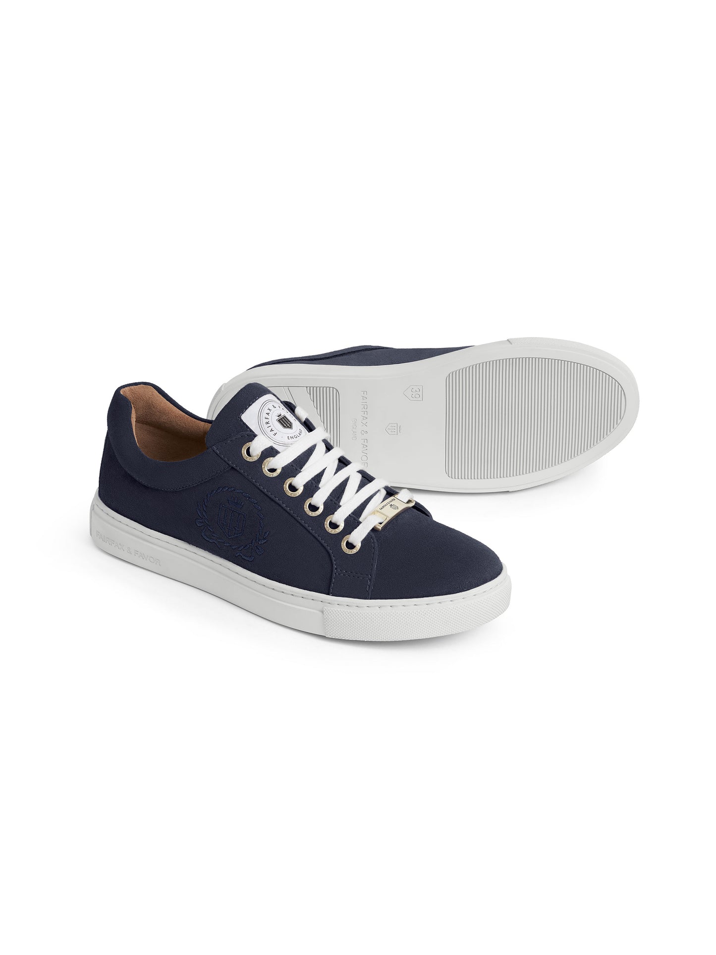 Richmond Trainer - Navy Suede