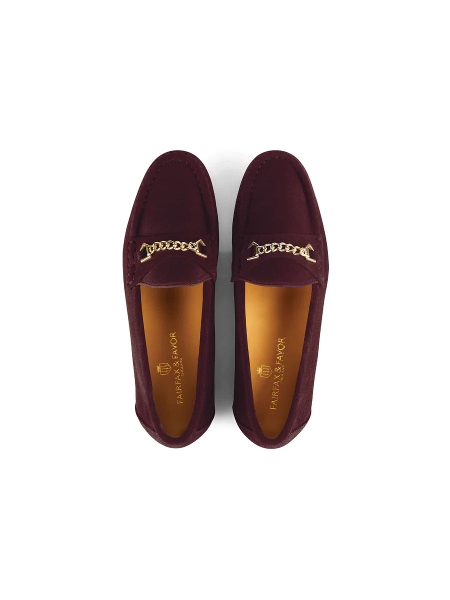 Apsley Loafer - Plum Suede