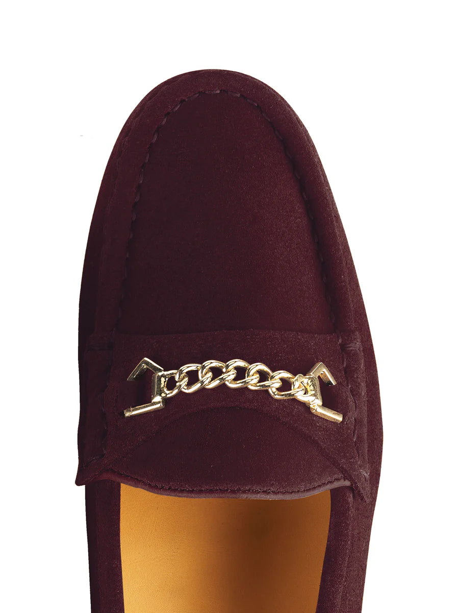 Apsley Loafer - Plum Suede