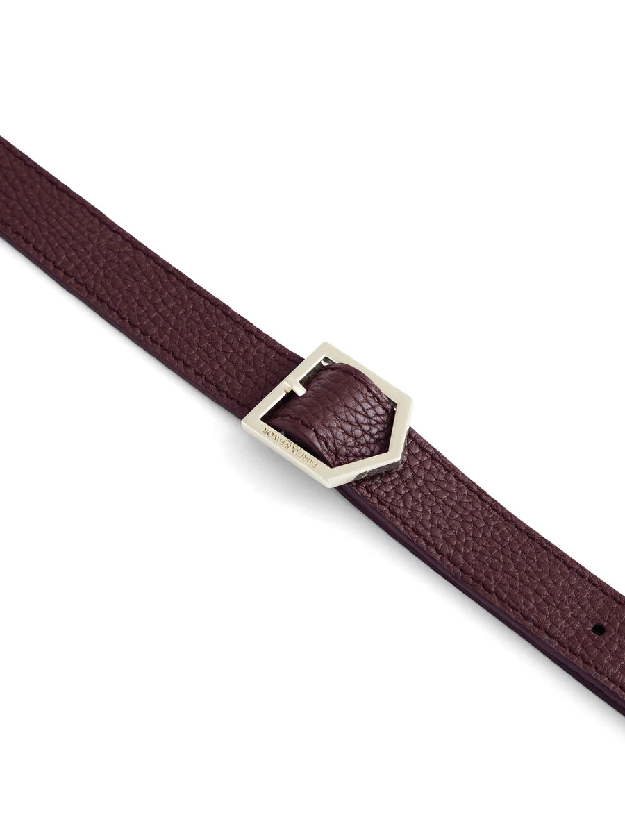 Windsor Handbag - Plum Suede
