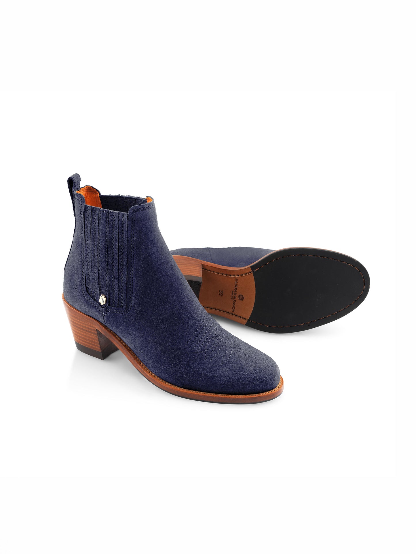 Rockingham Ankle Boot - Ink Suede LAST PAIR!
