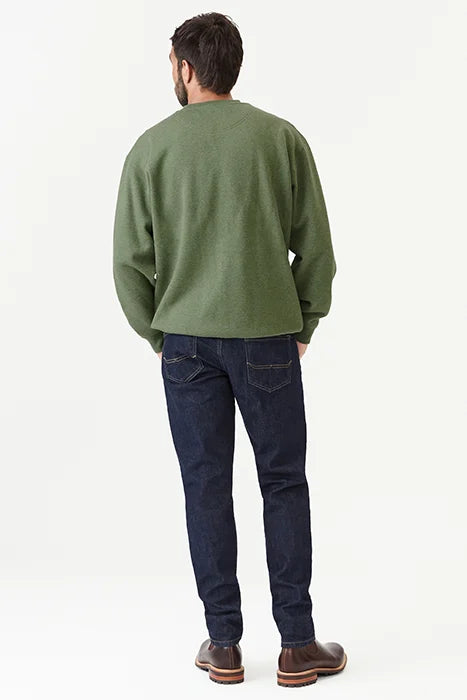 Men's Script Crew Neck - Khaki