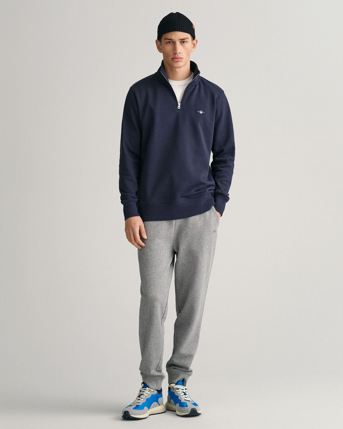 Shield Half-Zip Sweatshirt - Evening Blue