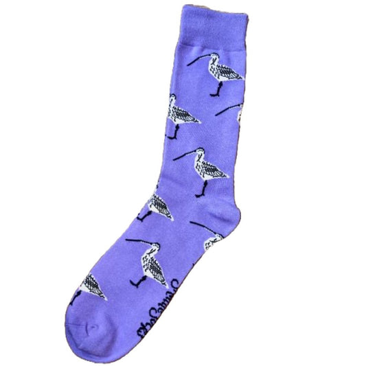 Purple Curlew Socks - Adult