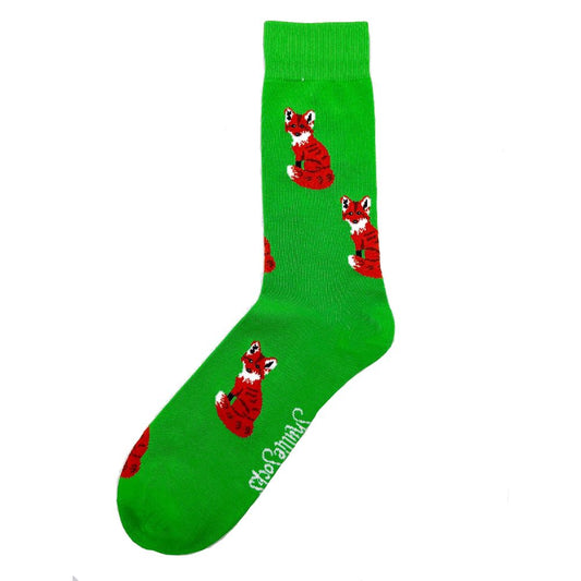 Green Fox Socks - Adult