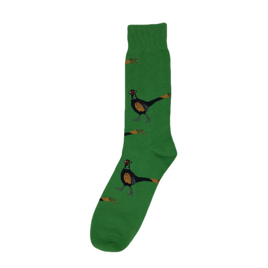 Green Pheasant Socks - Adult