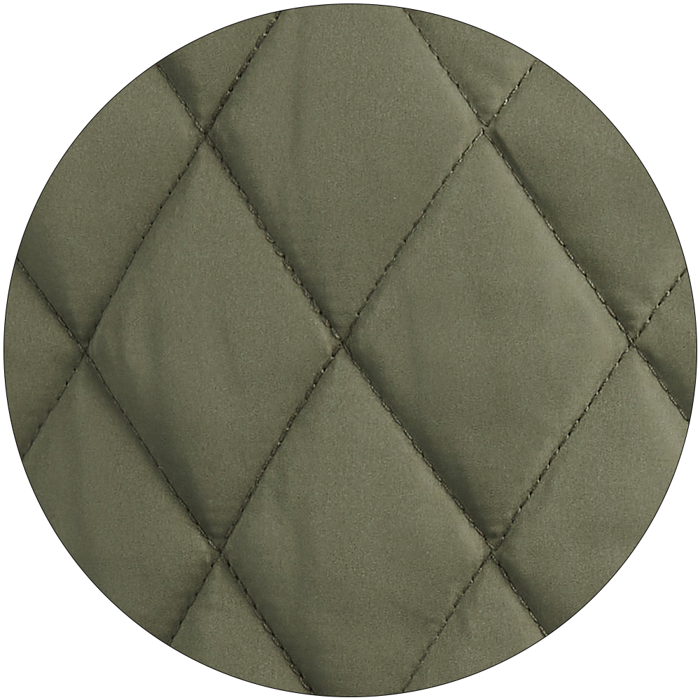 The Bella Quilted Jacket - Sage