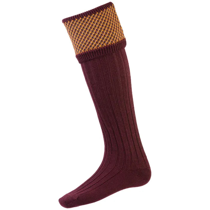 Tayside Socks - Mulberry