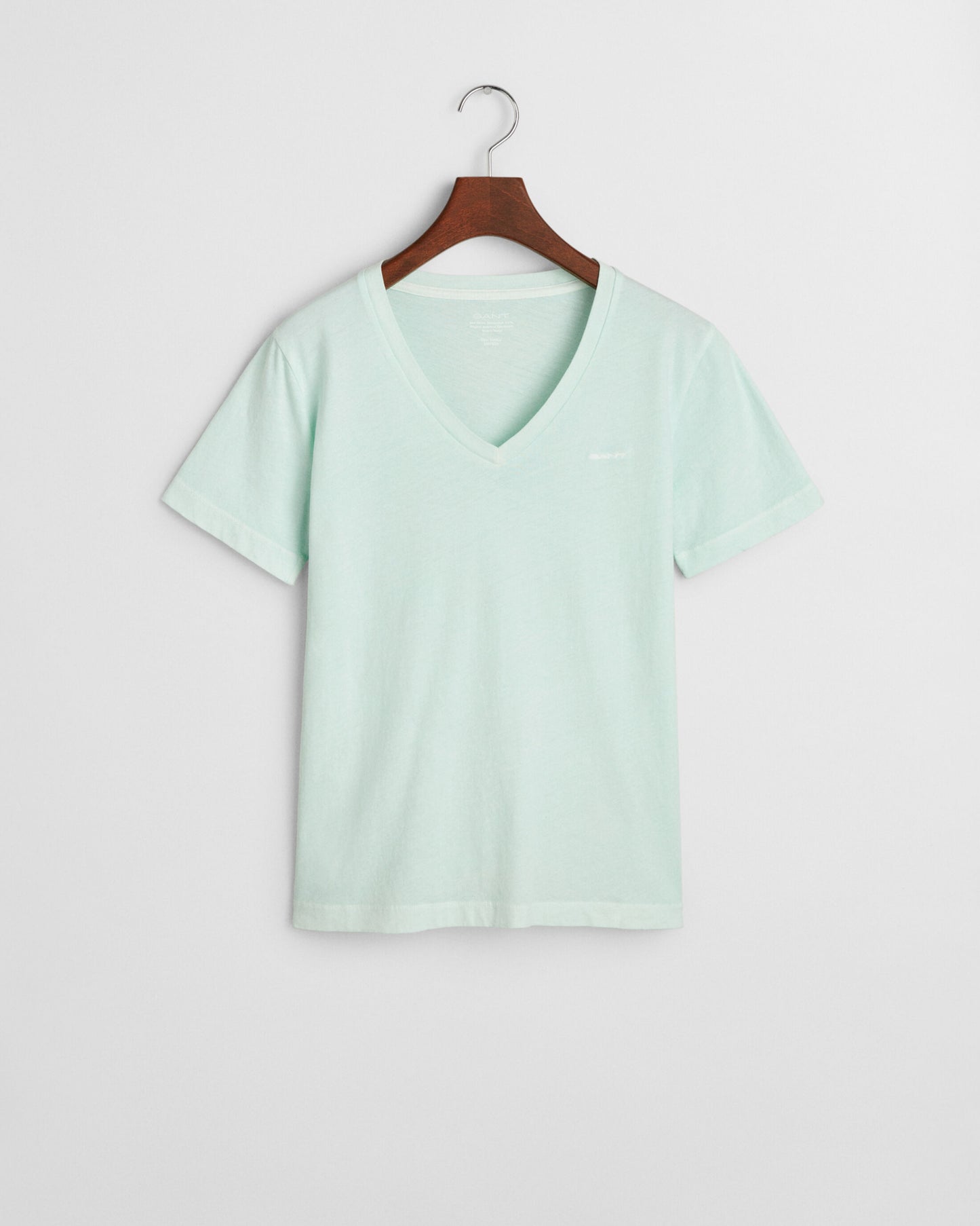Sunfaded V-Neck T-Shirt - Faded Mint