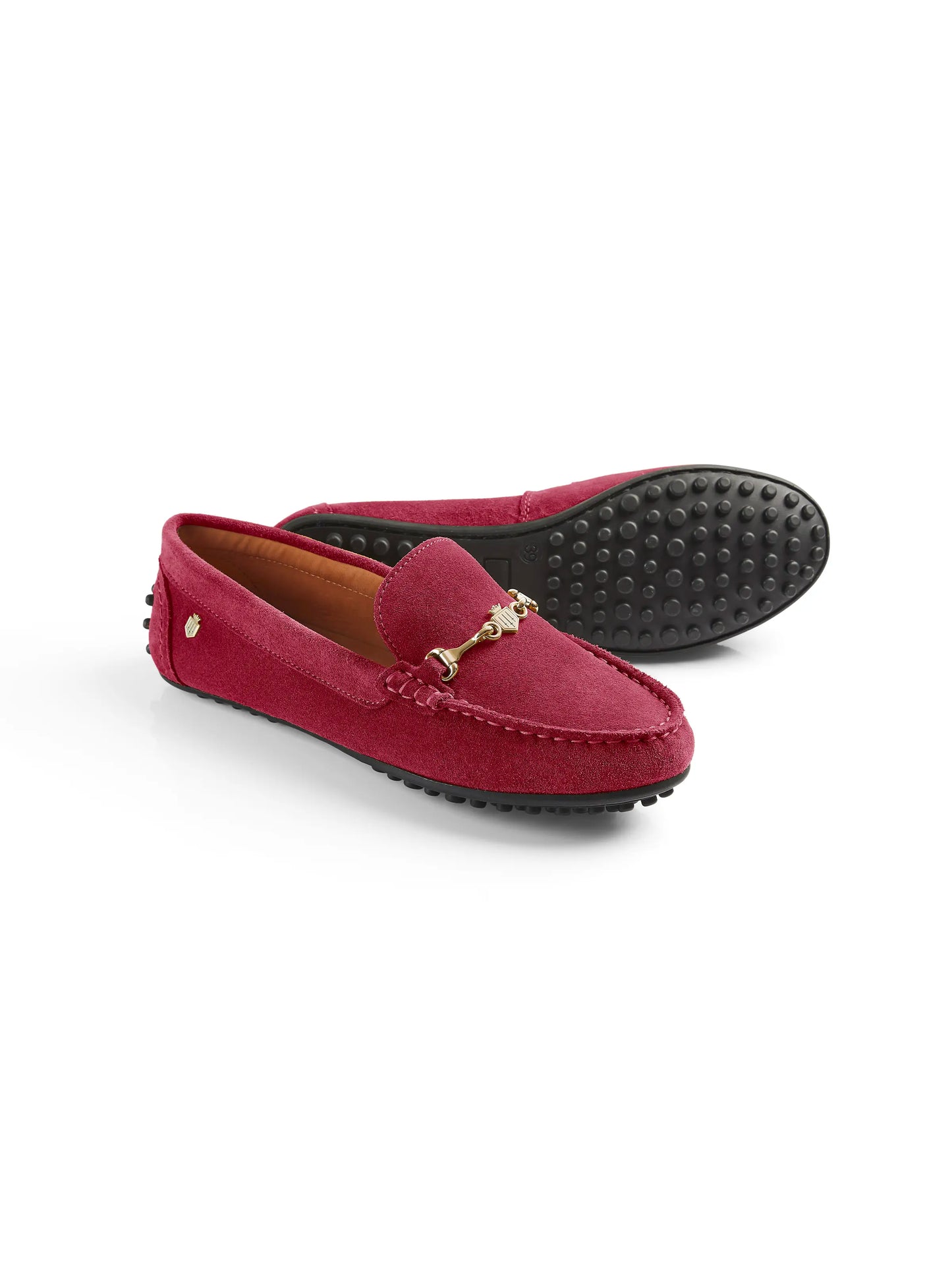 Trinity Driver - Cherry Suede - PREMIUM STOCKIST EXCLUSIVE